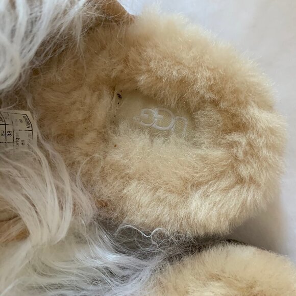 NWT UGG Coquette Women Fuzzy Slipper Size 7 - Picture 10 of 13